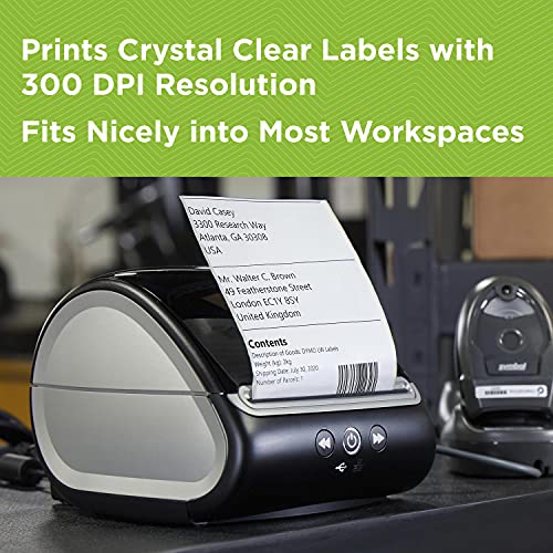 DYMO LabelWriter 5XL Label Printer Bundle, Prints Extra-Wide Shipping Labels (UPS, USPS) from Amazon, eBay, and More, Perfect for eCommerce Sellers, Includes 5 Extra-Large Shipping Labels (1100 Total)