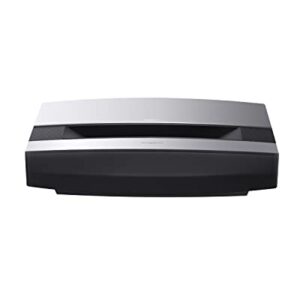 XGIMI Aura 4K UHD Ultra Short Throw Laser Projector for Home Theater, 2400 ANSI Lumens, 80% DCI-P3 & 90% Rec.709, HDR10, 60W Harman Kardon Speakers, Android TV 10.0, Wireless Casting