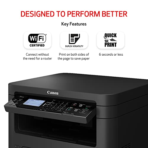 Canon imageCLASS MF262dw II Wireless Monochrome Laser Printer with Print, Copy and Scan Features, Black