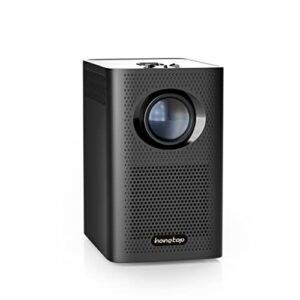 smart projector , mini projector native 1080p,150 ansi lumen 9500l portable projector, projector with wifi and bluetooth remote control,support 4k compatible with tv stick,laptop,ios & android (black)