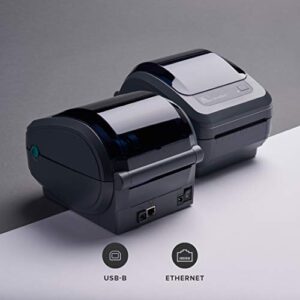 ZEBRA GK420d Direct Thermal Desktop Printer Print Width of 4 in USB and Ethernet Port Connectivity GK42-202210-000