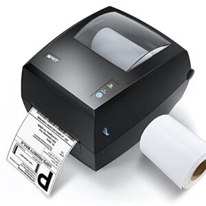 idprt thermal label printer, label maker for shipping packages & small business, built-in holder shipping label printer sp420, support 2″ – 4.65″ monochrome label maker compatible with win, mac&linux