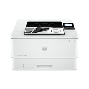 hp laserjet pro 4001n black & white printer