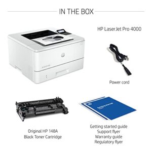 HP LaserJet Pro 4001n Black & White Printer