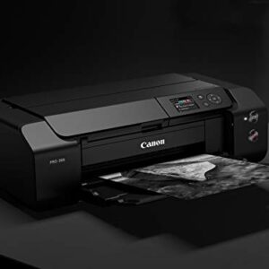 Canon imagePROGRAF PRO-300 Wireless Color Wide-Format Printer, Prints up to 13"X 19", 3.0" LCD Screen with Profession Print & Layout Software and Mobile Device Printing, Black, One Size