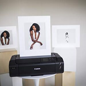 Canon imagePROGRAF PRO-300 Wireless Color Wide-Format Printer, Prints up to 13"X 19", 3.0" LCD Screen with Profession Print & Layout Software and Mobile Device Printing, Black, One Size