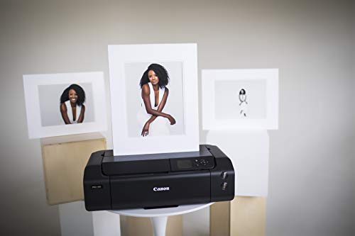 Canon imagePROGRAF PRO-300 Wireless Color Wide-Format Printer, Prints up to 13"X 19", 3.0" LCD Screen with Profession Print & Layout Software and Mobile Device Printing, Black, One Size