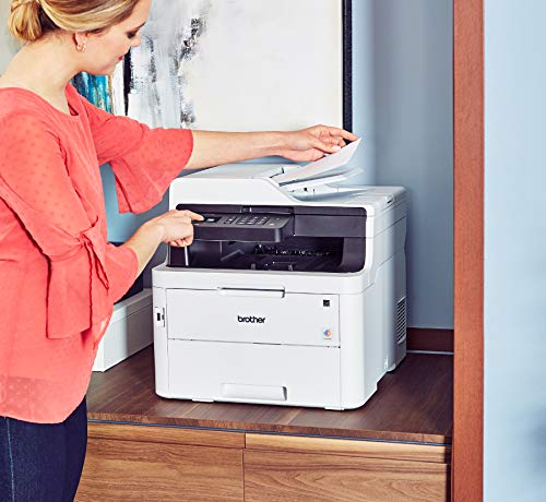 Brother MFC-L3750CDW Digital Color All-in-One Printer, Laser Printer Quality, Wireless /Duplex Printing, Amazon Dash Replenishment Ready