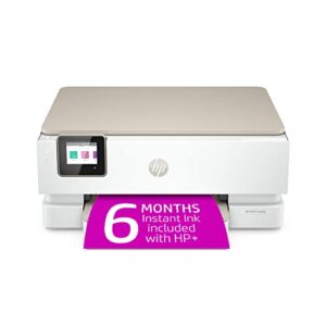 hp envy inspire 7255e wireless color all-in-one printer with bonus 6 months instant ink (1w2y9a) white