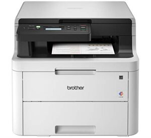 brother hl-l3290cdw compact digital color printer providing laser printer quality results with convenient flatbed copy & scan, wireless and duplex printing, amazon dash replenishment ready