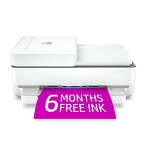 hp envy 6455e wireless color all-in-one printer with 6 months free ink with hp+ (223r1a)