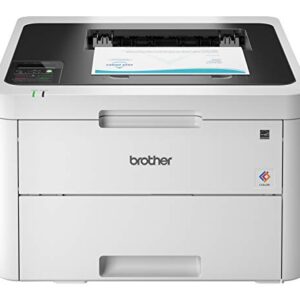 Brother HL-L3230CDW Compact Digital Color, Providing Laser Printer Quality Results with Wireless Printing and Duplex Printing, Amazon Dash Replenishment Ready, White