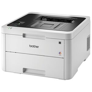 Brother HL-L3230CDW Compact Digital Color, Providing Laser Printer Quality Results with Wireless Printing and Duplex Printing, Amazon Dash Replenishment Ready, White