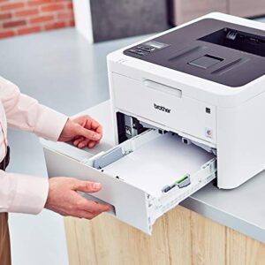 Brother HL-L3230CDW Compact Digital Color, Providing Laser Printer Quality Results with Wireless Printing and Duplex Printing, Amazon Dash Replenishment Ready, White