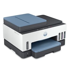 HP Smart -Tank 7602 Wireless All-in-One Cartridge-free Ink Printer, up to 2 years of ink included, mobile print, scan, copy, fax, auto doc feeder, featuring an app-like magic touch panel (28B98A)