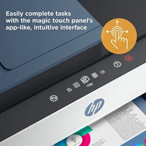 HP Smart -Tank 7602 Wireless All-in-One Cartridge-free Ink Printer, up to 2 years of ink included, mobile print, scan, copy, fax, auto doc feeder, featuring an app-like magic touch panel (28B98A)