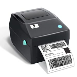 Thermal Shipping Label Printer - 150mm/s 4x6 Label Printer for Shipping Packages, Thermal Label Printer Compatible with Etsy, Shopify, Ebay, Amazon, FedEx, UPS, USPS, Support Windows and Mac, Black
