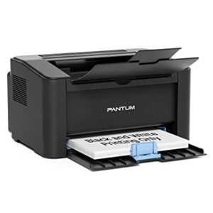 Pantum Compact Wireless Small Laser Printer P2502W Monochrome (Black and White) Single Function, Wireless Mobile Printing Airprint for Business and Home School Use, 23 PPM, Black