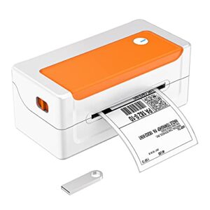 nadamoo thermal label printer, 4×6 thermal shipping label printer, high speed commercial direct thermal label maker, support windows mac, compatible with shopify, ebay, amazon, usps, ups，fedex