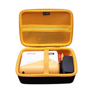ltgem eva hard case for auking 2022 upgraded 1080p supported outdoor projector & artsea 1080p supported 4500l portable projector – travel protective carrying storage bag