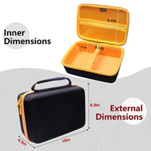 LTGEM EVA Hard Case for AuKing 2022 Upgraded 1080P Supported Outdoor Projector & ARTSEA 1080P Supported 4500L Portable Projector - Travel Protective Carrying Storage Bag