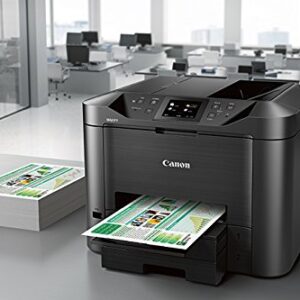 Canon Office and Business MB5420 Wireless All-in-One Printer,Scanner, Copier and Fax, with Mobile and Duplex Printing, Black, Desktop