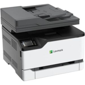 Lexmark MC3426i Color Laser Multifunction Wireless Printer with Print, Copy, Scan and Cloud Fax Capabilities, Plus Full-Spectrum Security and Print Speed up to 26ppm (40N9650), White, Small