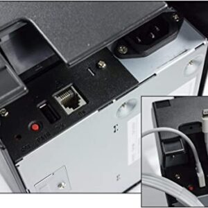 Star Micronics TSP143IIIU USB Thermal Receipt Printer with Device and Mfi USB Ports, Auto-cutter, and Internal Power Supply - Gray (Renewed)