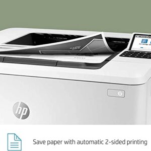 HP Laserjet Enterprise M406dn Wired Monochrome Laser Printer, Black and White - Print Only - 2.7" LCD, 42 ppm, 1200 x 1200 dpi, Automatic Duplex Printing, USB, Ethernet, Cbmou Printer Cable