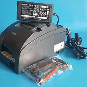 Epson C31C514767 Epson, TM-U220B, Dot Matrix Receipt Printer, Ethernet (E04), Epson Dark Gray, Auto Cutter, Power Supply Included Replaces C31C514667