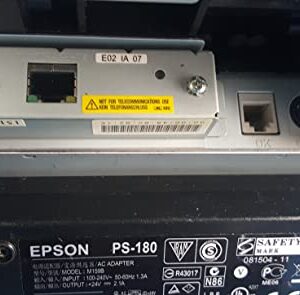 Epson C31C514767 Epson, TM-U220B, Dot Matrix Receipt Printer, Ethernet (E04), Epson Dark Gray, Auto Cutter, Power Supply Included Replaces C31C514667