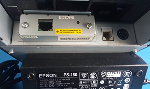 Epson C31C514767 Epson, TM-U220B, Dot Matrix Receipt Printer, Ethernet (E04), Epson Dark Gray, Auto Cutter, Power Supply Included Replaces C31C514667