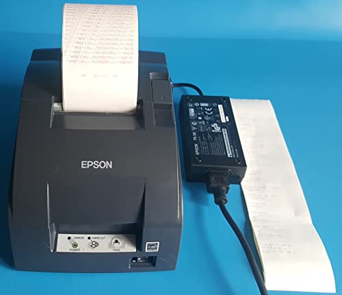 Epson C31C514767 Epson, TM-U220B, Dot Matrix Receipt Printer, Ethernet (E04), Epson Dark Gray, Auto Cutter, Power Supply Included Replaces C31C514667