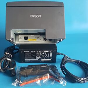 Epson C31C514767 Epson, TM-U220B, Dot Matrix Receipt Printer, Ethernet (E04), Epson Dark Gray, Auto Cutter, Power Supply Included Replaces C31C514667