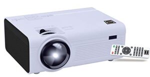 rca rpj136 home theater projector – 1080p compatible, high res, bright, white