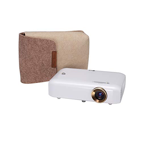 LG PH510P HD Resolution (1280 x 720) Portable CineBeam Projector, Built-in Battery (up to 2.5 Hours) - White