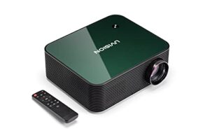 uvision native 1080p full hd projector, keystone correction and dust-proof design to extend lifetime, home theater & office projector, compatible: roku, firetv, laptop, phone, tablets, ps5