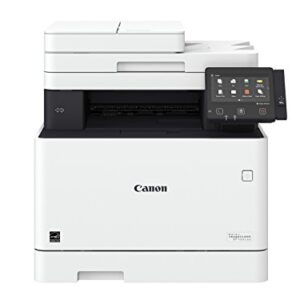 Canon Color imageCLASS MF733Cdw - All in One, Wireless, Duplex Laser Printer (Comes with 3 Year Limited Warranty), Amazon Dash Replenishment Ready, white