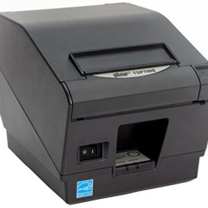 Star Micronics TSP743IIU USB Thermal Receipt Printer with Auto-cutter - Gray