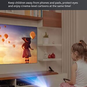 Projector Mini 1080P Supported Portable Projector Home Cinema Movie Projector with VGA, HDMI, TF, AV, USB and Remote Control