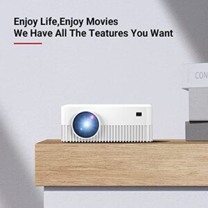 Mini Projector WiFi Movie Outdoor Projector Native 1080P Full HD Multimedia Home Theater 120" Supports with Smartphone/PC/TV Stick