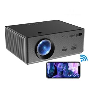 Native 1080P 5G WiFi Bluetooth Projector, 9500L Mini Projector Support 4K Android/iOS Sync Screen 280" Max Screen, Home Movie Theater Video Projector Compatible w/TV Stick HDMI USB AV TF PC Laptop