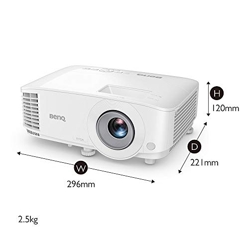 BenQ SVGA Business Projector (MS560), DLP, 4000 Lumens High Brightness, 20000:1 High Contrast Ratio, Dual HDMI, VGA, Auto Keystone Correction, Simple Setup, SmartEco Technology