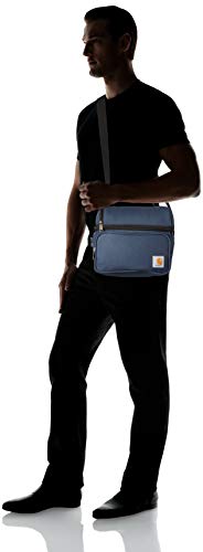 Carhartt Insulated 12 Can Two Compartment Lunch Cooler, Durable Fully-Insulated Lunch Box, Navy