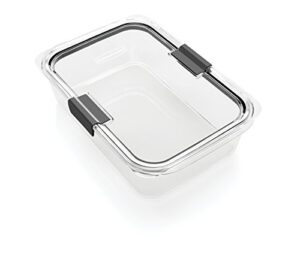 rubbermaid brilliance food storage container, large, 9.6 cup, clear 2024351