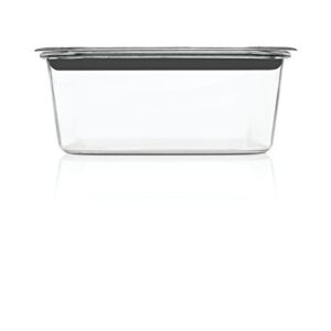 Rubbermaid Brilliance Food Storage Container, Large, 9.6 Cup, Clear 2024351