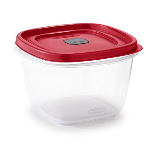 Rubbermaid Easy Find Lids 7-Cup Food Storage and Organization Container, Racer Red