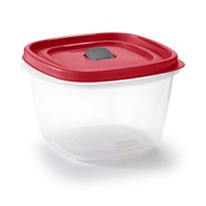 Rubbermaid Easy Find Lids 7-Cup Food Storage and Organization Container, Racer Red