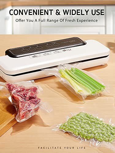 Syntus Vacuum Sealer Bags, 100 Quart 8" x 12" Commercial Grade PreCut Bag, Food Vac Bags for Storage, Meal Prep or Sous Vide