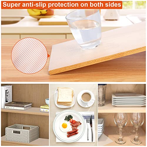 Anoak Shelf Liner Cabinet Liner, Non Adhesive Drawer Liner, Washable 12 Inch x 20 FT(240 Inch) Waterproof Durable Non-Slip Shelf Liner for Kitchen, Drawer , Refrigerator